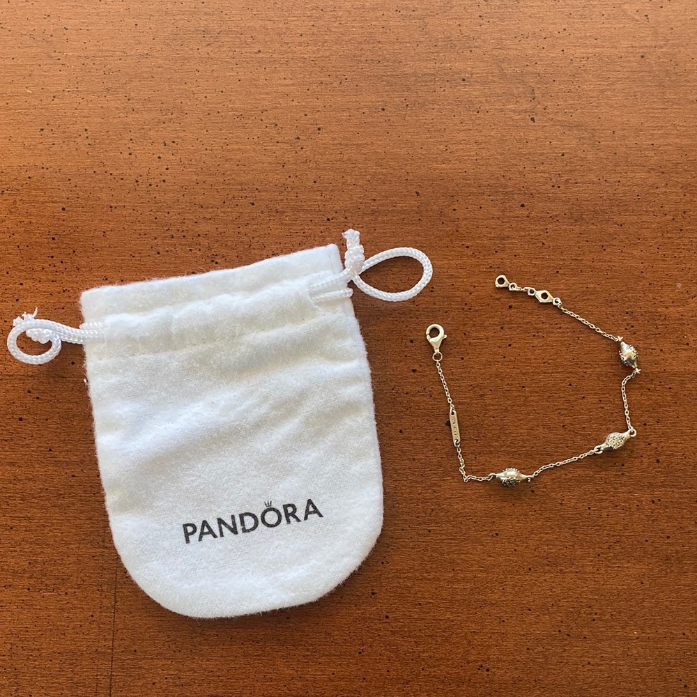 Authentic Pandora Love Pods Silver bracelet